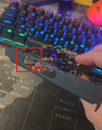 JTAG port connection